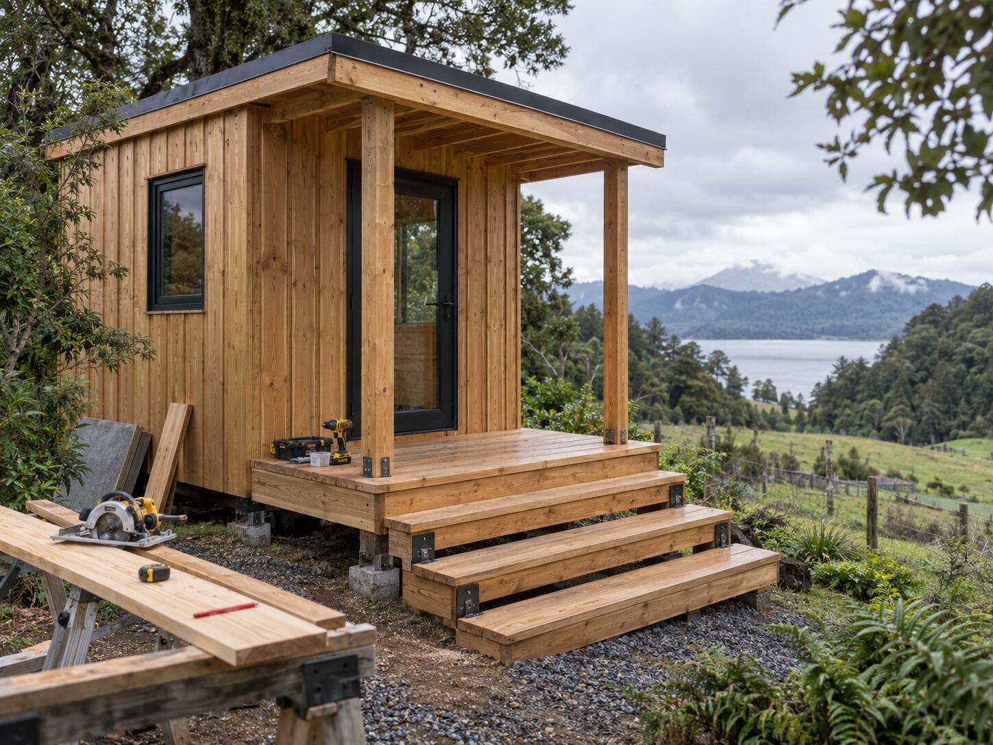 Construcción de obra menor en madera